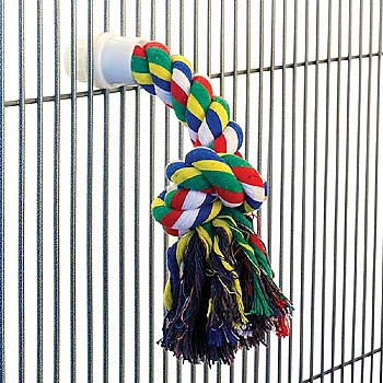 Cotton Rope Parrot Preening Toy - Large