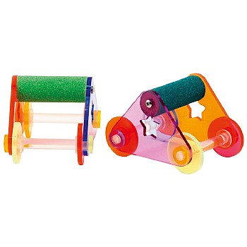 Roller Skates - Large - Trick Training Parrot Toy