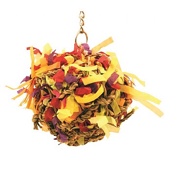 Shreddable Foraging Ball Parrot Toy - Small