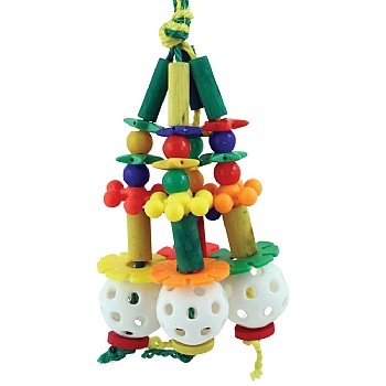 Northern_Parrots Whiffle Wonder Parrot Toy