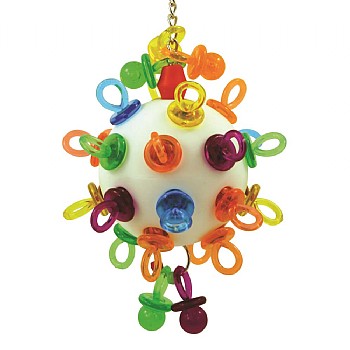 Northern_Parrots Super Binkies Wiffle Ball Parrot Toy - Large