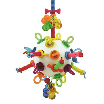 Northern_Parrots Nuts, Bolts & Binkies Puzzle Parrot Toy - Large