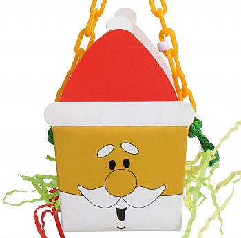 Santa Foraging Goodie Box Chewable Parrot Toy