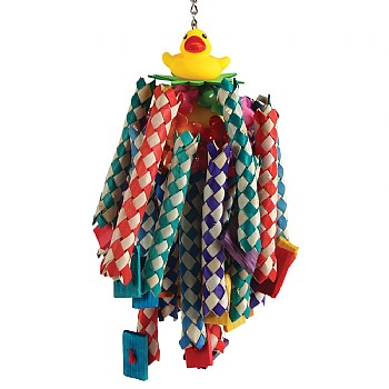 Lucky Ducky Long Legs Parrot Toy