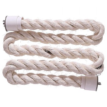 Sisal Rope Zig Zag Parrot Perch - Large