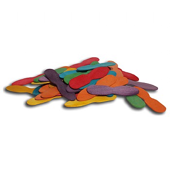 50 Coloured Ice Cream Sticks Chewable Parrot Foot Toy