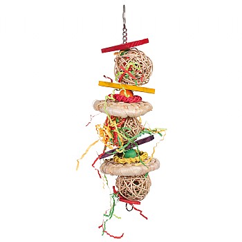 Crunch and Munch Chewable Parrot Toy