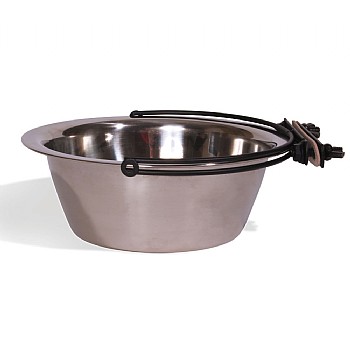 Stainless Steel Secura Coop Cup - 1 litre - Parrot Bowl