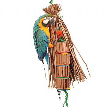 Northern_Parrots Le Tenda Shreddable Cardboard Parrot Toy