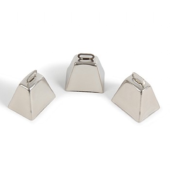 Medium Cowbells Parrot Toy Making Parts Pack of 3