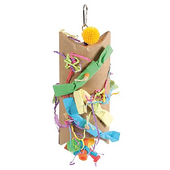 Tear Up Box Chewable Foraging Parrot Toy