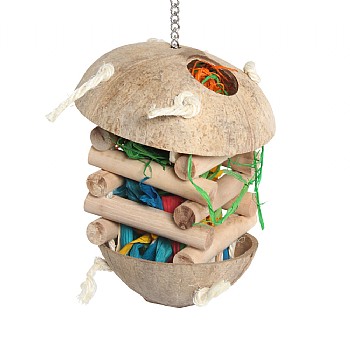 Foraging Hut Parrot Toy - Small