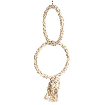 Double Cotton Swinger Parrot Toy Small