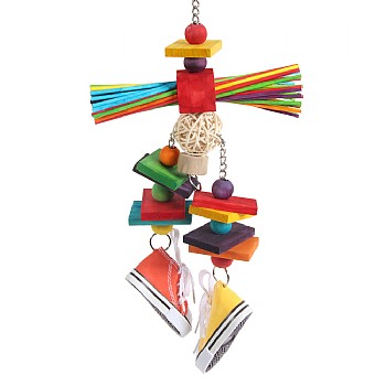 Sneakers Scarecrow Parrot Toy