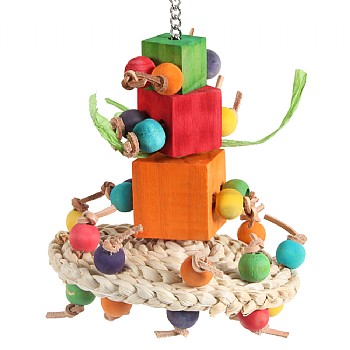 Sombrero Stack Parrot Toy - Medium