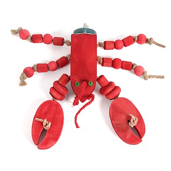 Jimmy the Lobster Play Perch Parrot Toy