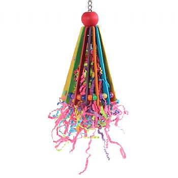 Hatchday Hat Chewable Foraging Parrot Toy