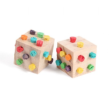 Northern_Parrots Dice Play Parrot Foot Toys - Pack of 2
