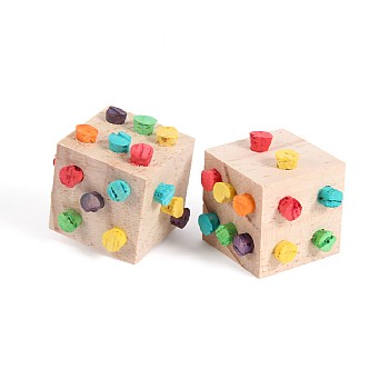 Dice Play Parrot Foot Toys - Pack of 2