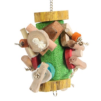 Spongy Parrot Toy Medium