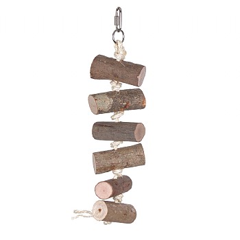Naturals Log Block Stackers Parrot Toy - Medium