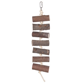 Naturals Log Block Stackers Parrot Toy - Large