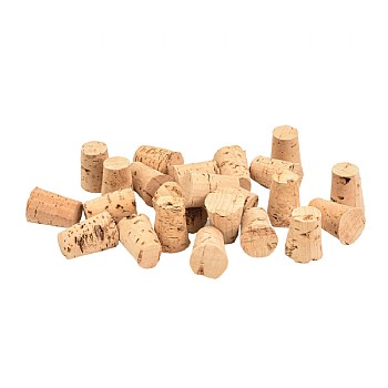 Pack of 24 Natural Cork Pieces Parrot Foot Toys