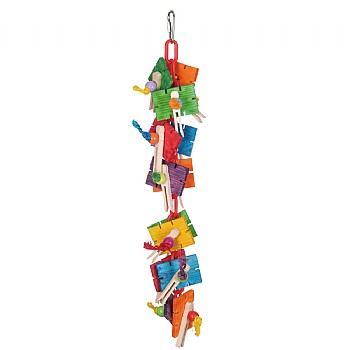 Peg Wiggler Parrot Toy