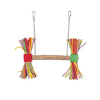 Northern_Parrots Spin and Chew Activity Swing Parrot Play Perch