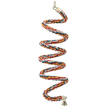 Parrot Boing - Cotton Spiral Bouncing Perch - Large