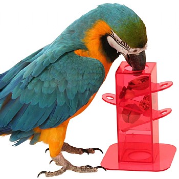 Northern_Parrots Puzzle Treat Tower Parrot Toy