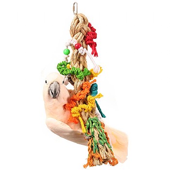 Northern_Parrots Preening Paradise Rope Parrot Toy
