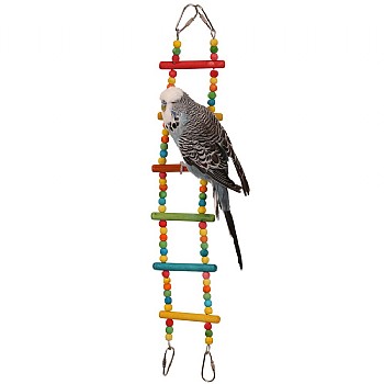 Northern_Parrots Coloured Bendy Ladder Parrot Climbing Toy
