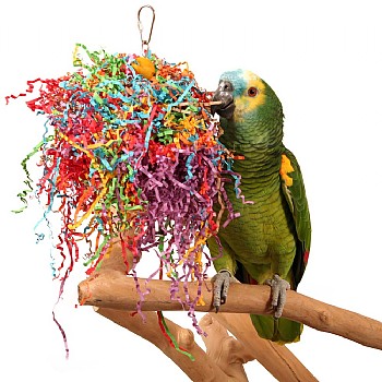 Northern_Parrots Crinkle and Crunch Chewable Foraging Parrot Toy