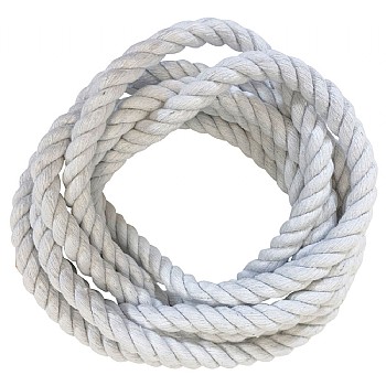 Natural Cotton Rope Parrot Toy Making Part - 6mm x 3m