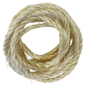 Natural Sisal Rope Parrot Toy Making Part - 6mm x 3m