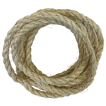 Natural Sisal Rope Parrot Toy Making Part - 10mm x 3m