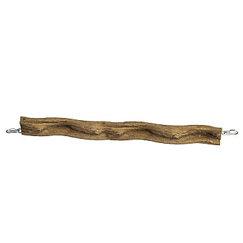 Wavy Wood Wiggle Corner Parrot Perch Medium