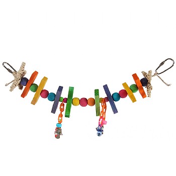 Mini Rainbow Bridge Parrot Toy