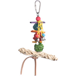 Vine Twist T-bar Parrot Toy