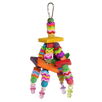 Superbird Wiggles & Waffers Parrot Toy