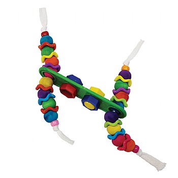 Wiggle Plank Chew and Play Parrot Foot Toy