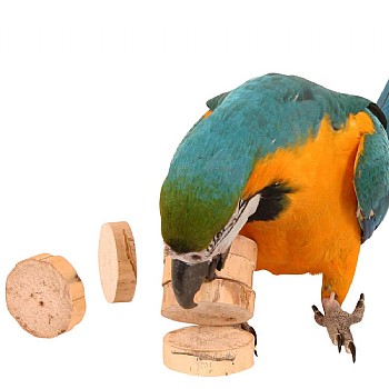 Bird Kabob Chips Chewable Natural Parrot Toy