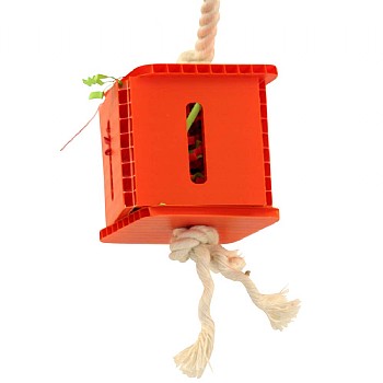 Foraging Cube Parrot Toy - Small