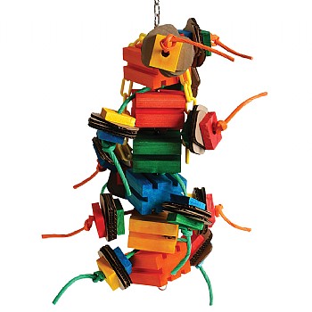 Helice Puzzle Block Parrot Toy