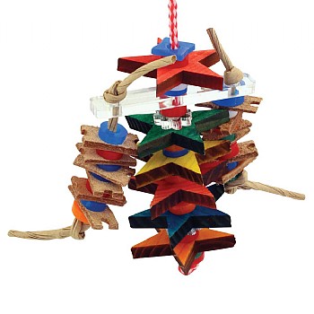 Fun Stars Stacker Parrot Toy