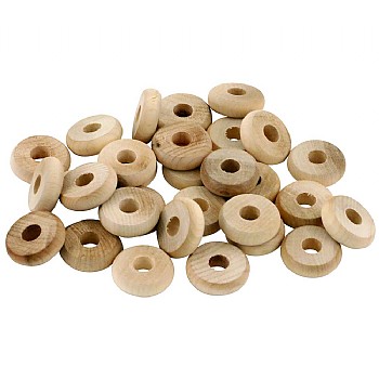 Natural Wood Discs - Parrot Toy Making Parts