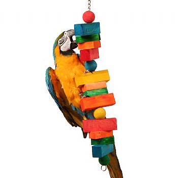 Zoo-Max Big Beak Chunky Wood Parrot Toy