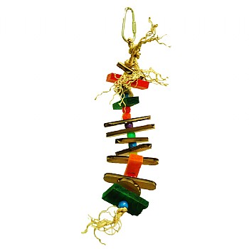 Tikky Tiny Stacker Small Parrot Toy