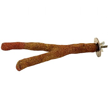 Mineral Forked Perch for Parrots - Small
